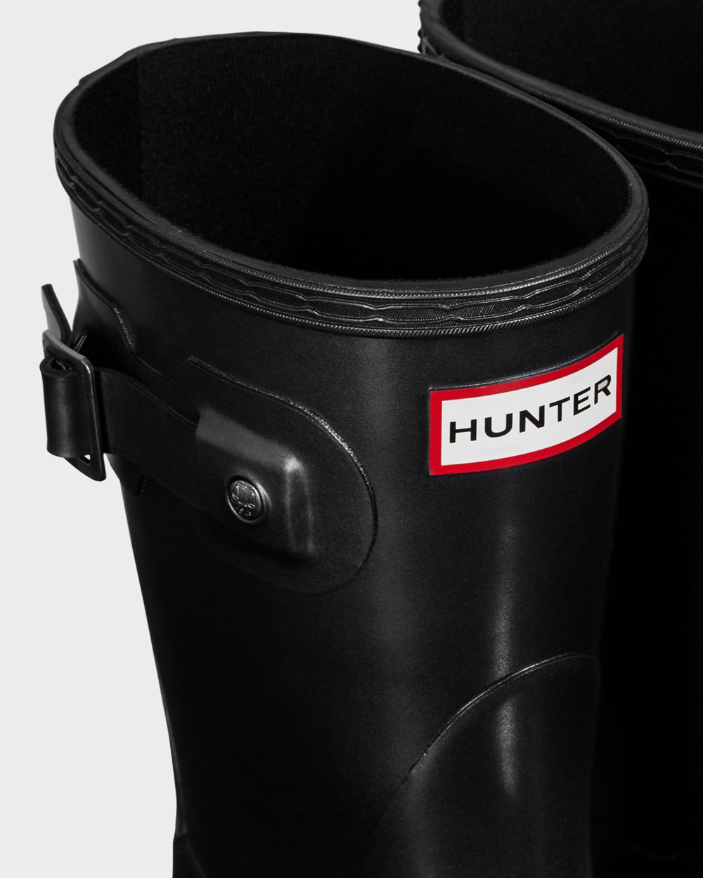 Botas de Lluvia Cortas Hunter Mujer - Original Pearlized - Negros - BGYSXIC-61